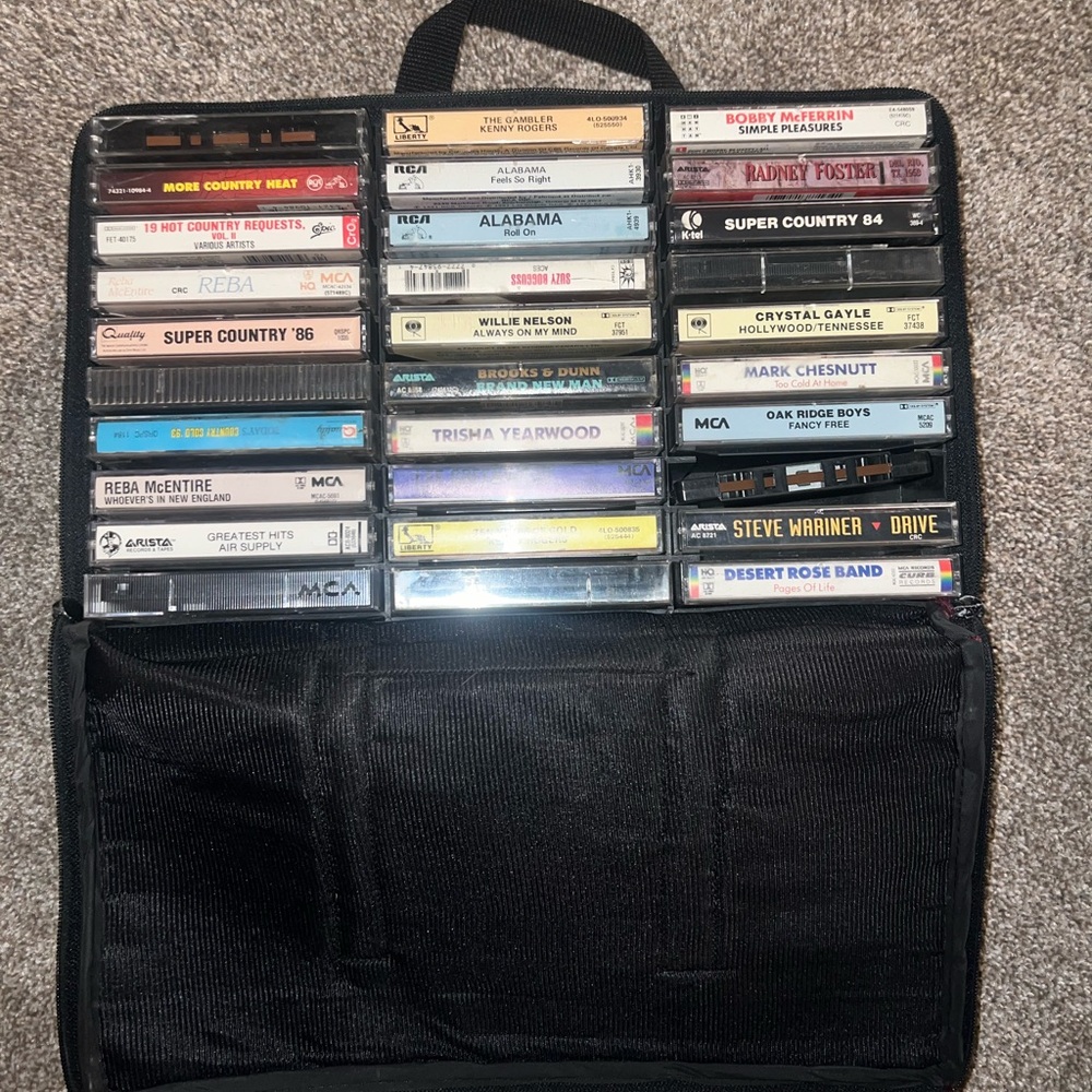Cassettes & Carrying Case